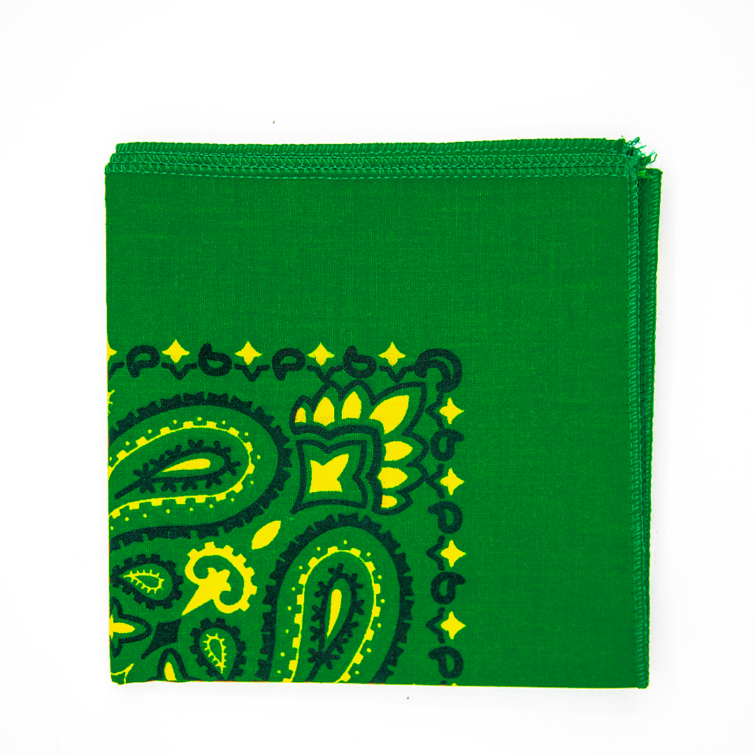 Bandana vert/jaune