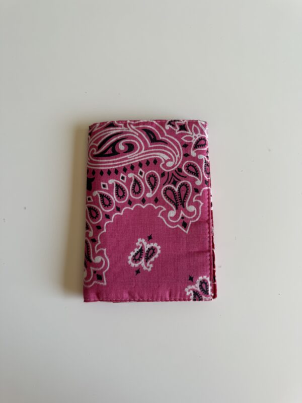 Protège passeport Fuchsia / Marine