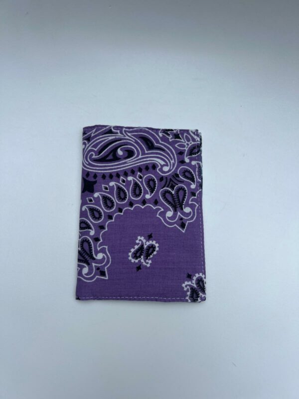 Protège passeport Violet / Bleu Chambray