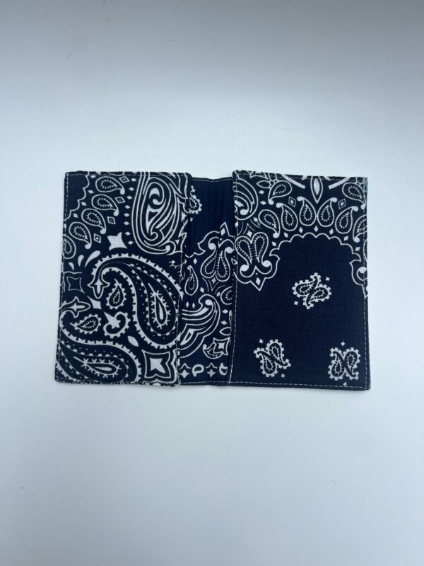 Protège passeport Bleu Chambray / Marine – Image 2