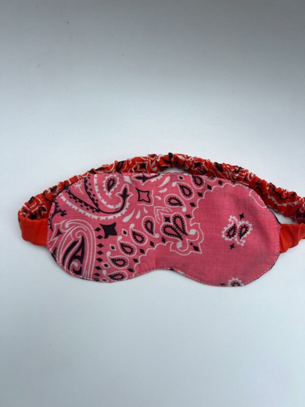 Masque de voyage Rose / Rouge
