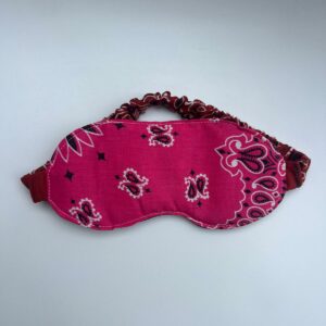 Masque de voyage Fuschia / Rouge