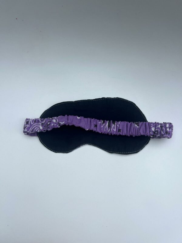 Masque de voyage Bleu Chambray / Lilas – Image 2