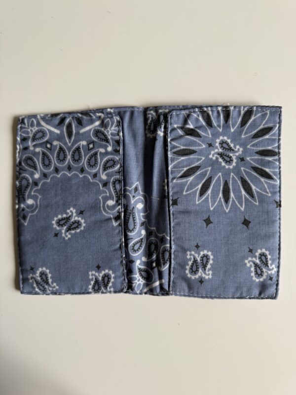 Protège passeport Lilas / Chambray – Image 2