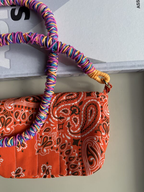 Sac Miko / Orange - Anse longue bleu orange violet (Vente Flash) – Image 2