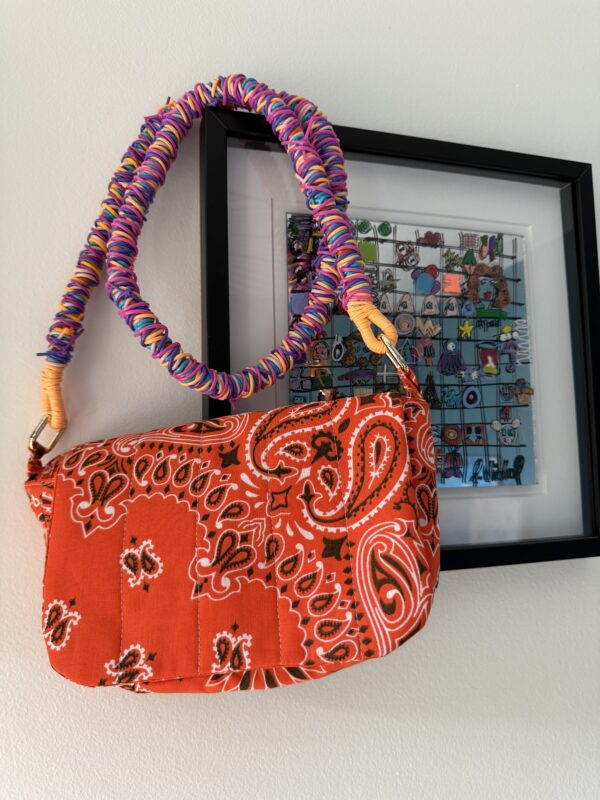 Sac Miko / Orange - Anse longue bleu orange violet (Vente Flash)