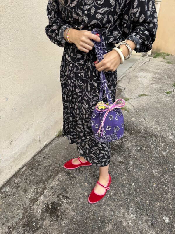 Sac Frutti - Violet/Jaune moutarde (Vente Flash) – Image 2