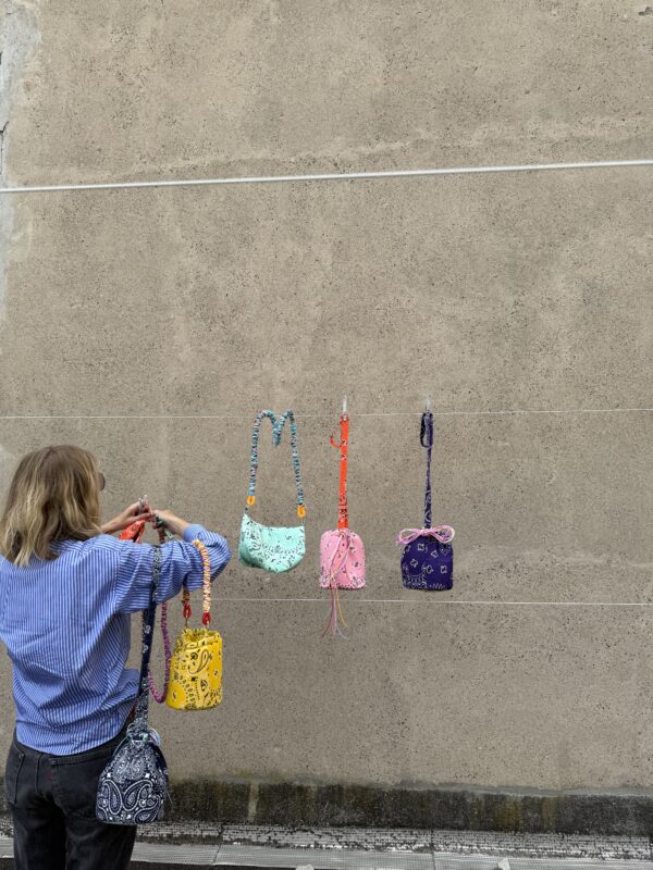 Sac Bubble Gum / Jaune - Citron / Anse courte Jaune - rouge (Vente Flash) – Image 2
