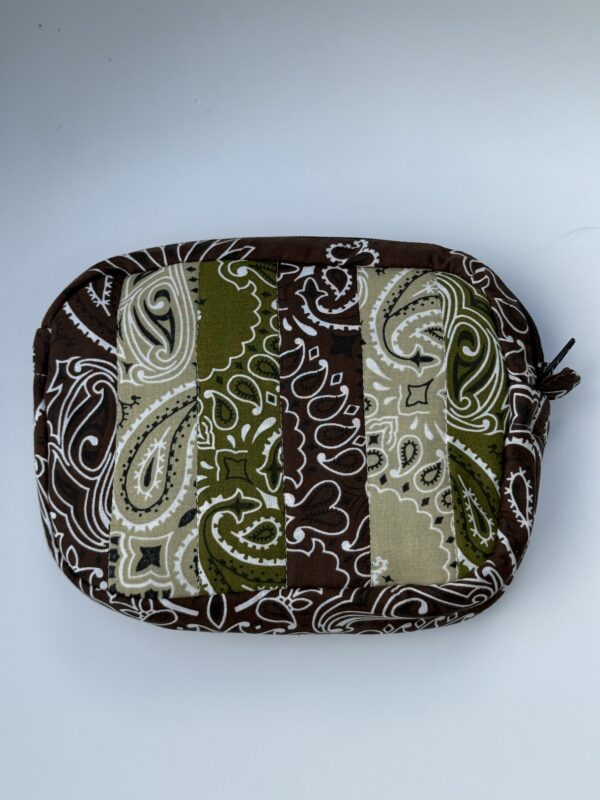 Trousse marron - beige