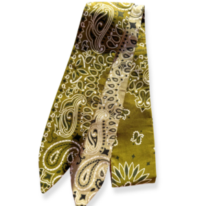 Lavallière bi color - beige / kaki