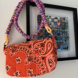 Sac Miko / Orange - Anse longue bleu orange violet