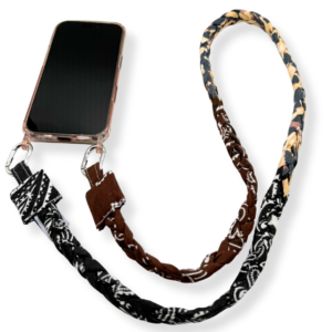 Tresse-longue-circus-noir-leoparde-marron