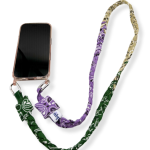 Tresse-longue-circus-vert-sapin-beige-lilas