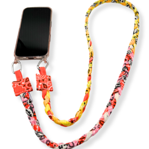 Tresse-longue-tons-de-oranges-rose-et-jaune.