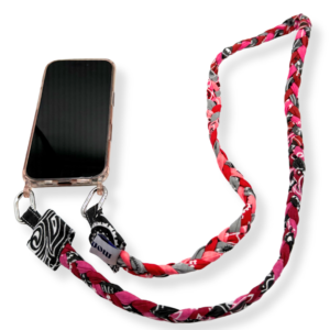 Tresse-longue-tons-de-roses-et-noir