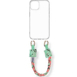 poignet de téléphone - bandana -menthe malabar