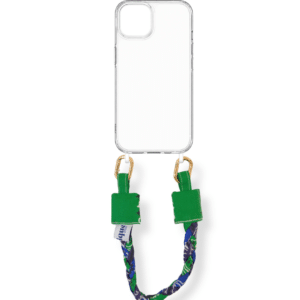 poignet de téléphone - bandana -prairie violet majorelle