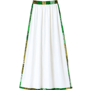 Jupe liseré vert