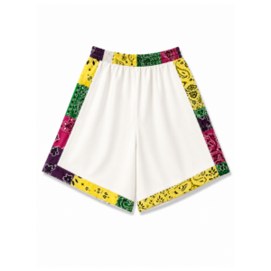 Short liseré multicouleur