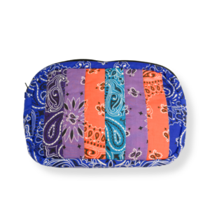 trousse maxi bandana majorelle violet orange fabrication française
