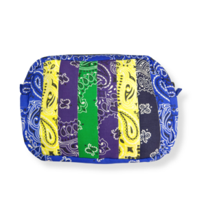 trousse maxi bandana majorelle citron violet prairie fabrication française